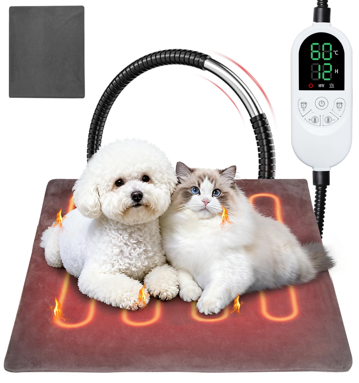 Amazon | ペット用ホットカーペット ペット用ヒーター【ペット専門家